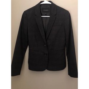 Banana Republic suit pair. dark grey petite